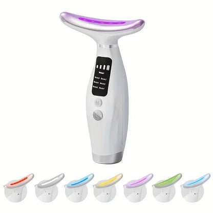 GlowWave™ Dispozitiv Facial Profesional 7 - în - 1 – Anti - Rid, Hidratare, Lifting și Întinerirea Pielii - GlowWave™